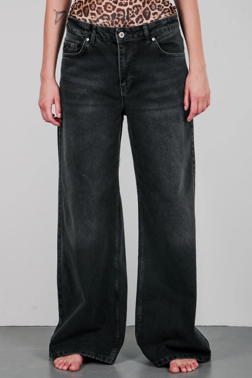 Τζιν wide leg loose