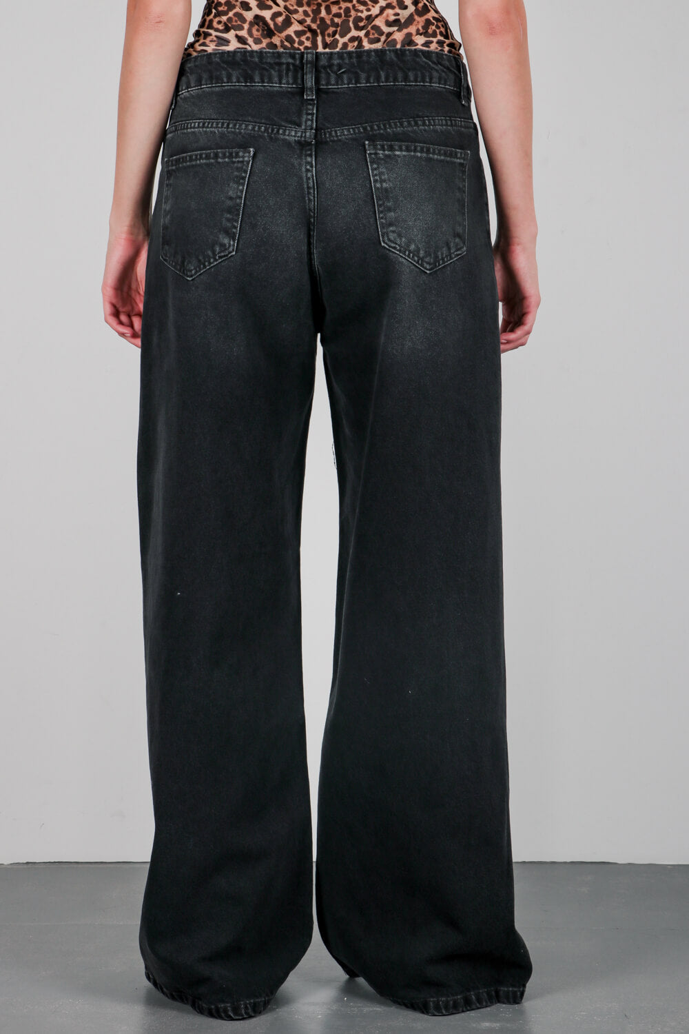 Τζιν wide leg loose