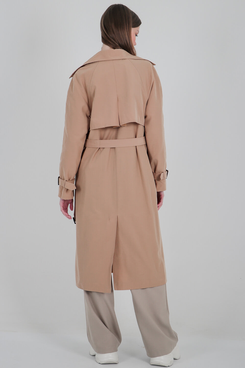 Μακριά σταυρωτή καπαρντίνα