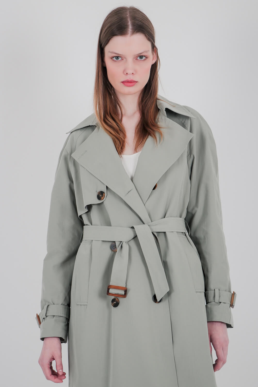 Μακριά σταυρωτή καπαρντίνα