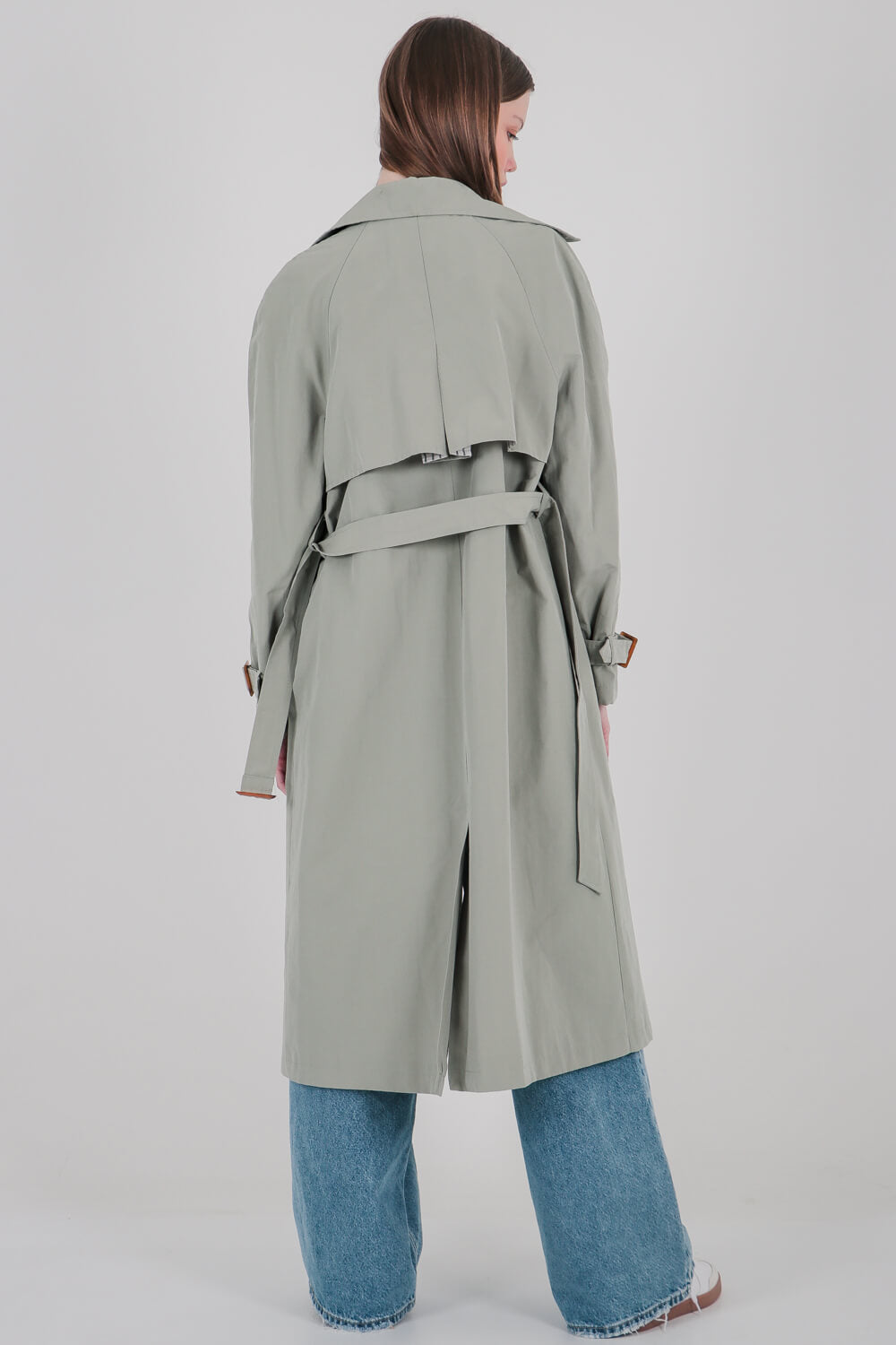 Μακριά σταυρωτή καπαρντίνα