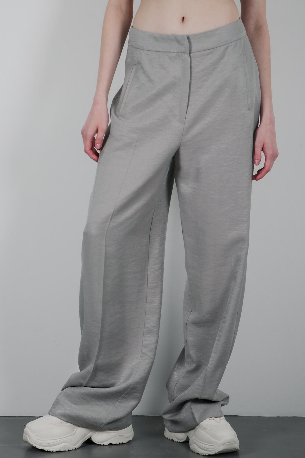 Παντελόνι με γυαλιστερή όψη