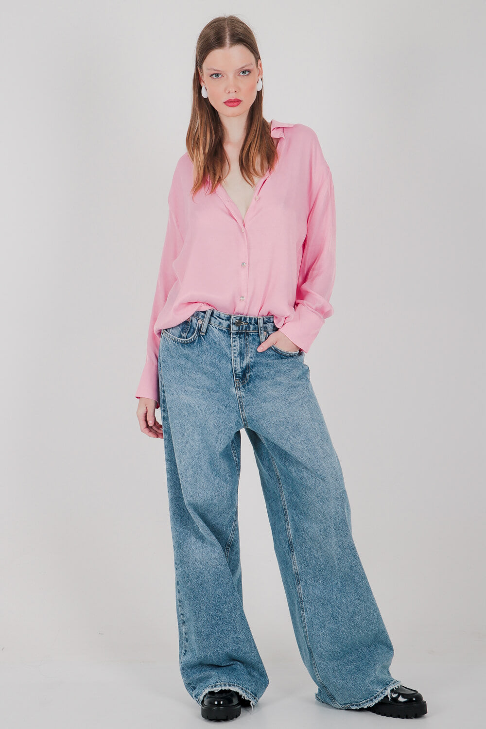 Πουκάμισο σατινέ