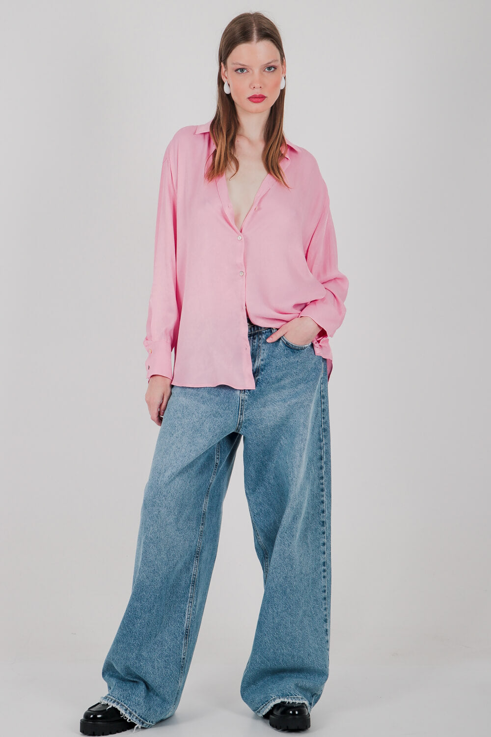 Πουκάμισο σατινέ