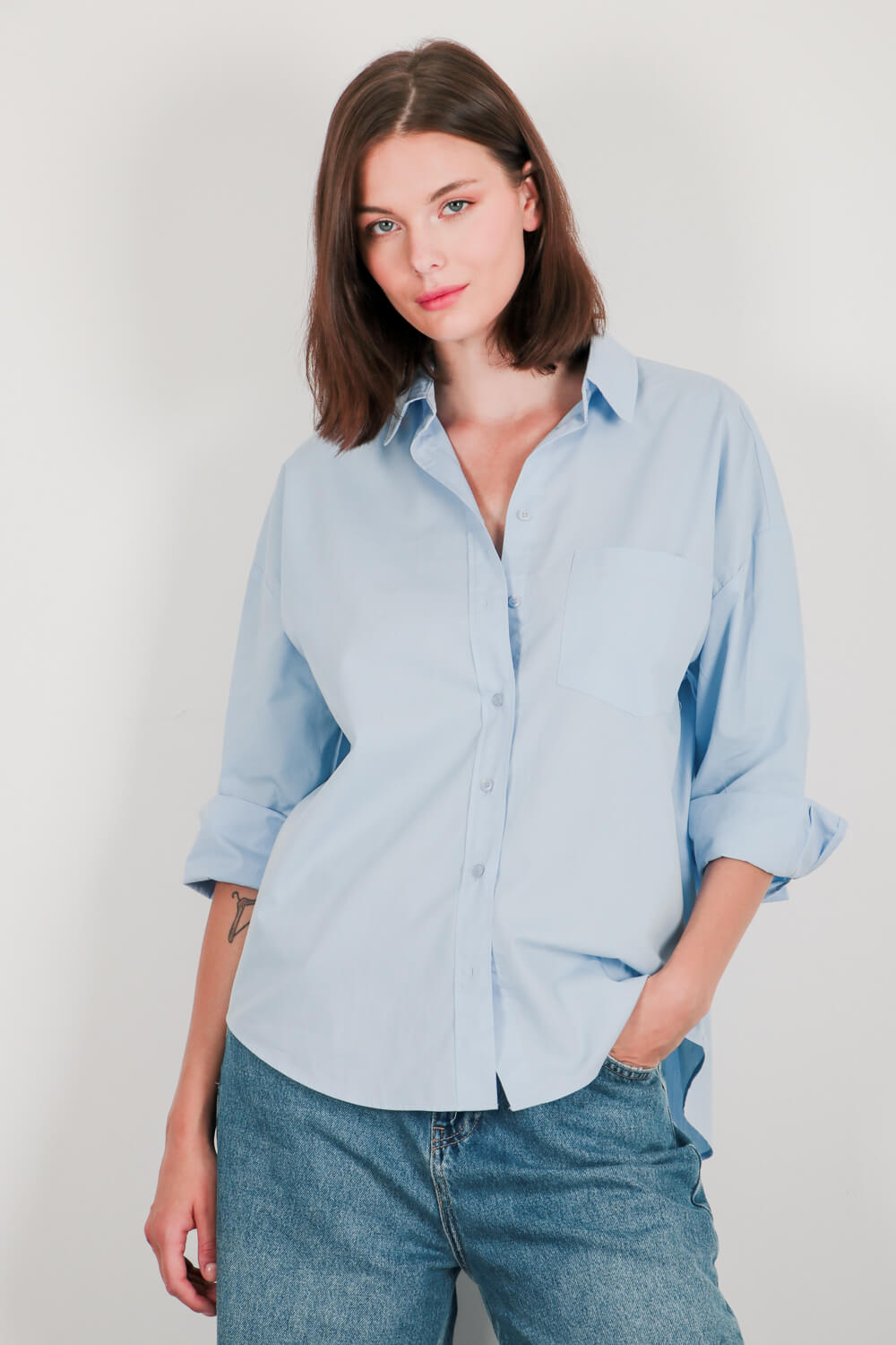 Πουκάμισο ποπλίνα basic