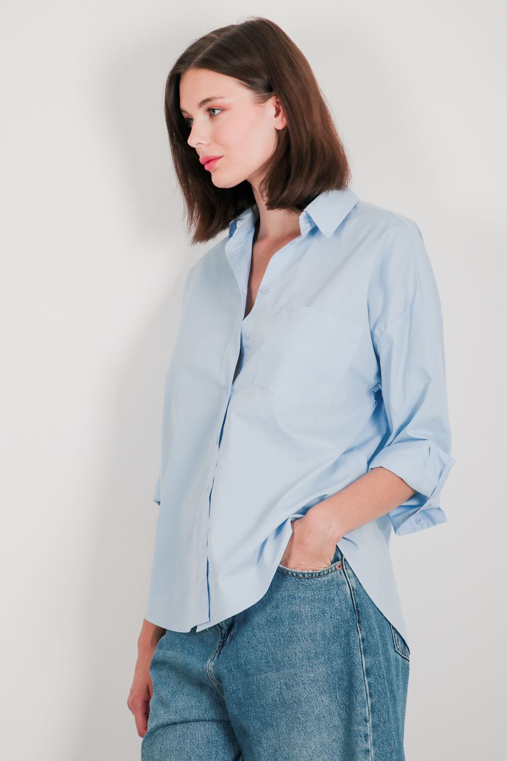 Πουκάμισο ποπλίνα basic