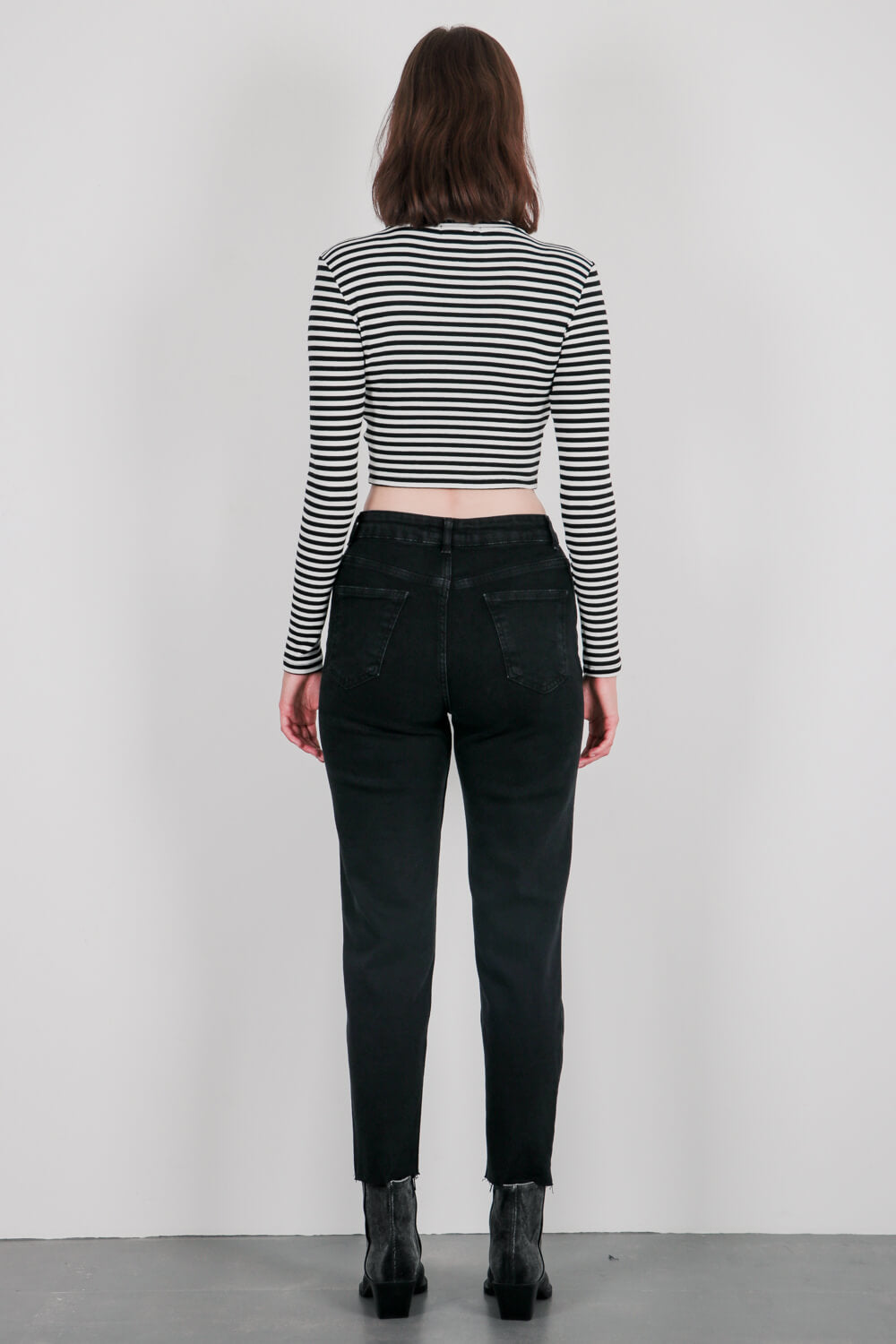 Ριγέ τοπ crop