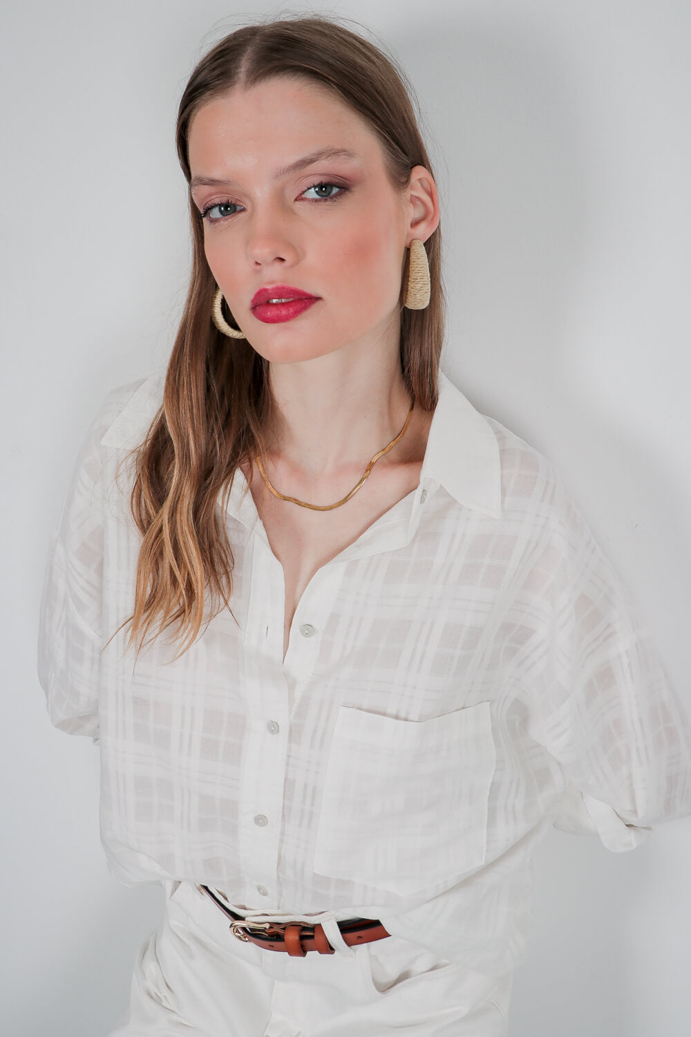 Ημιδιάφανο πουκάμισο