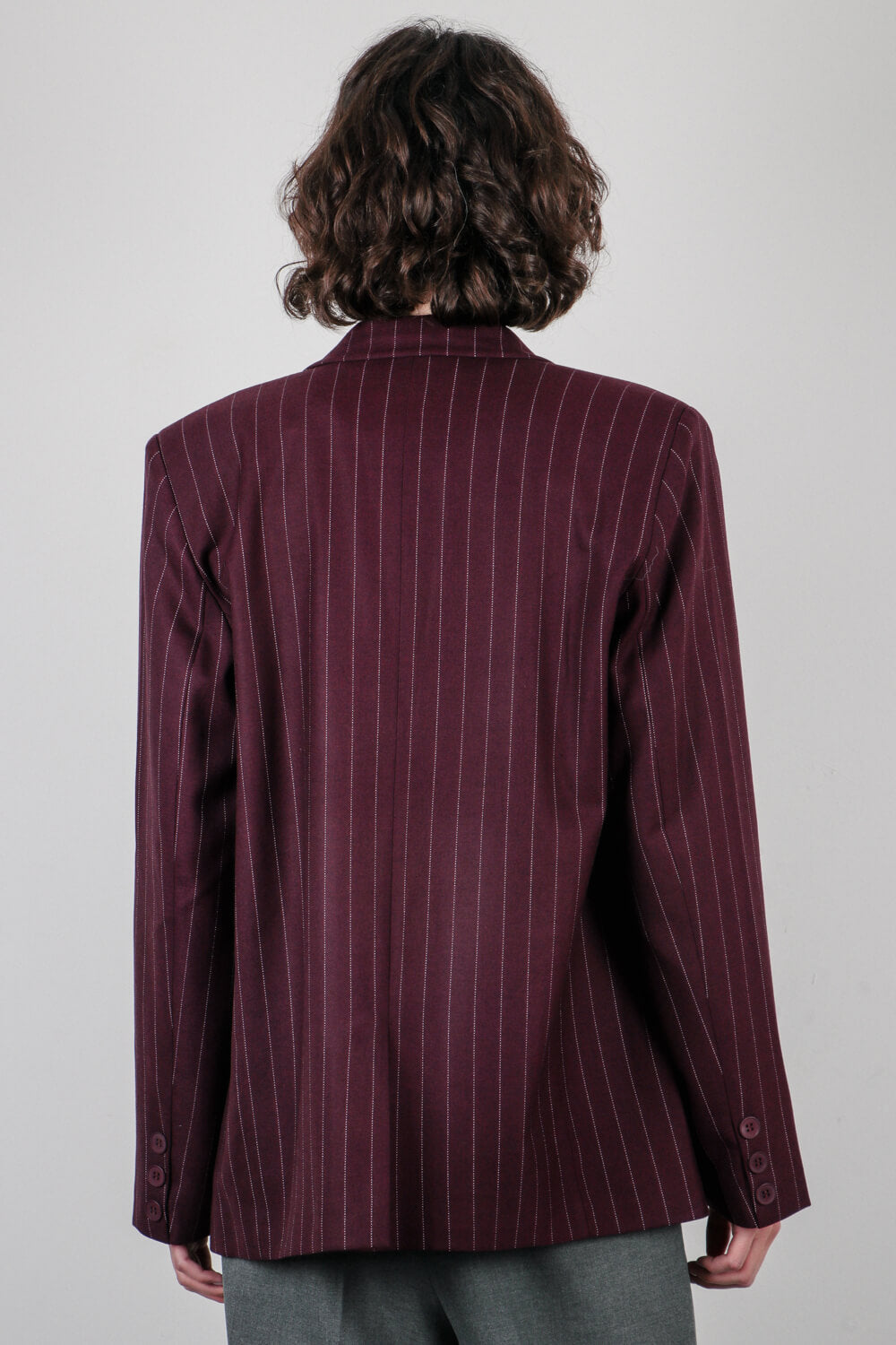 Ριγέ μπλέιζερ oversize