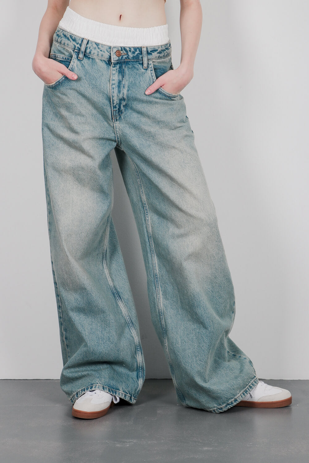 Τζιν wide leg boxer