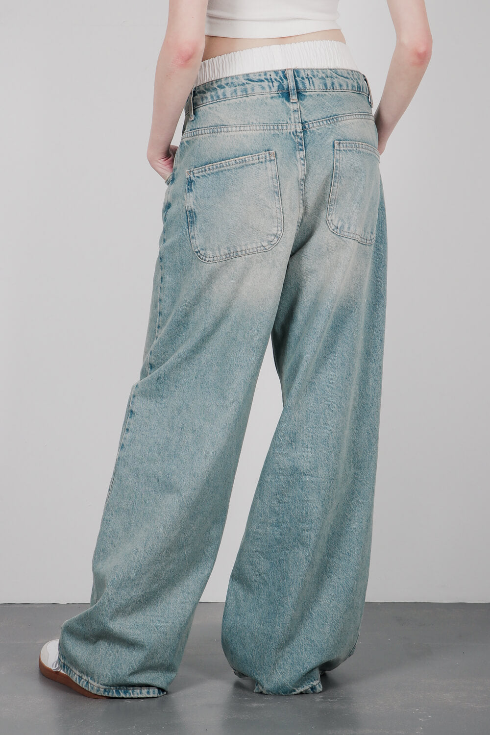 Τζιν wide leg boxer