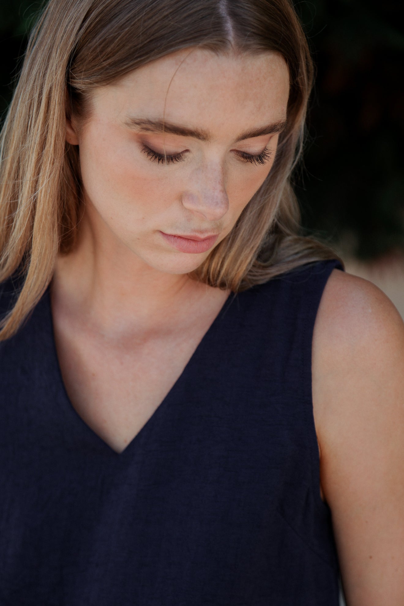 Μπλούζα με V ντεκολτέ