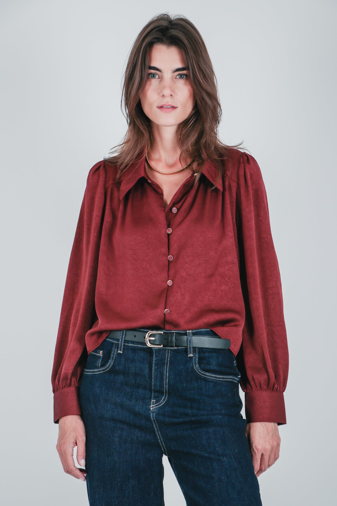 Πουκάμισο με τσαλακωμένη όψη