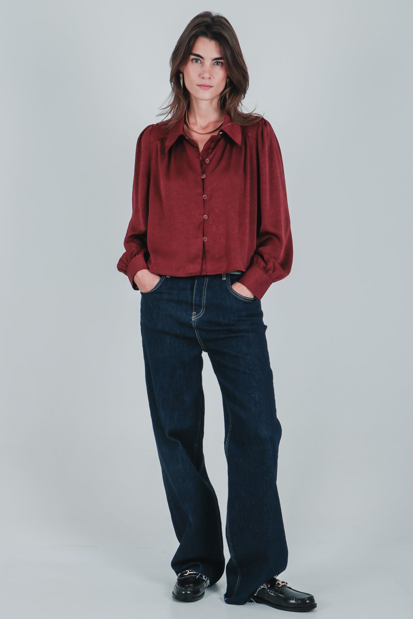 Πουκάμισο με τσαλακωμένη όψη