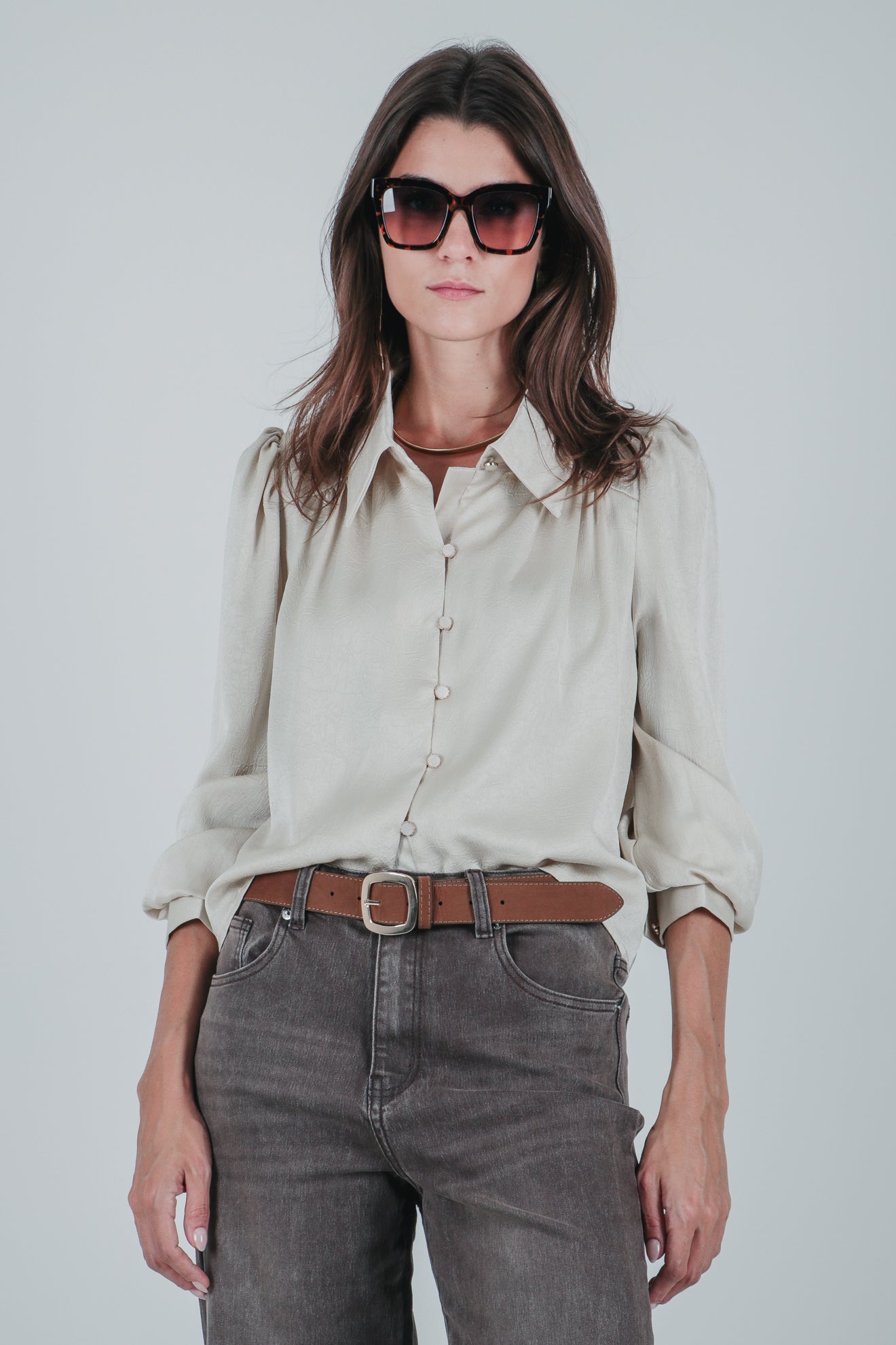 Πουκάμισο με τσαλακωμένη όψη