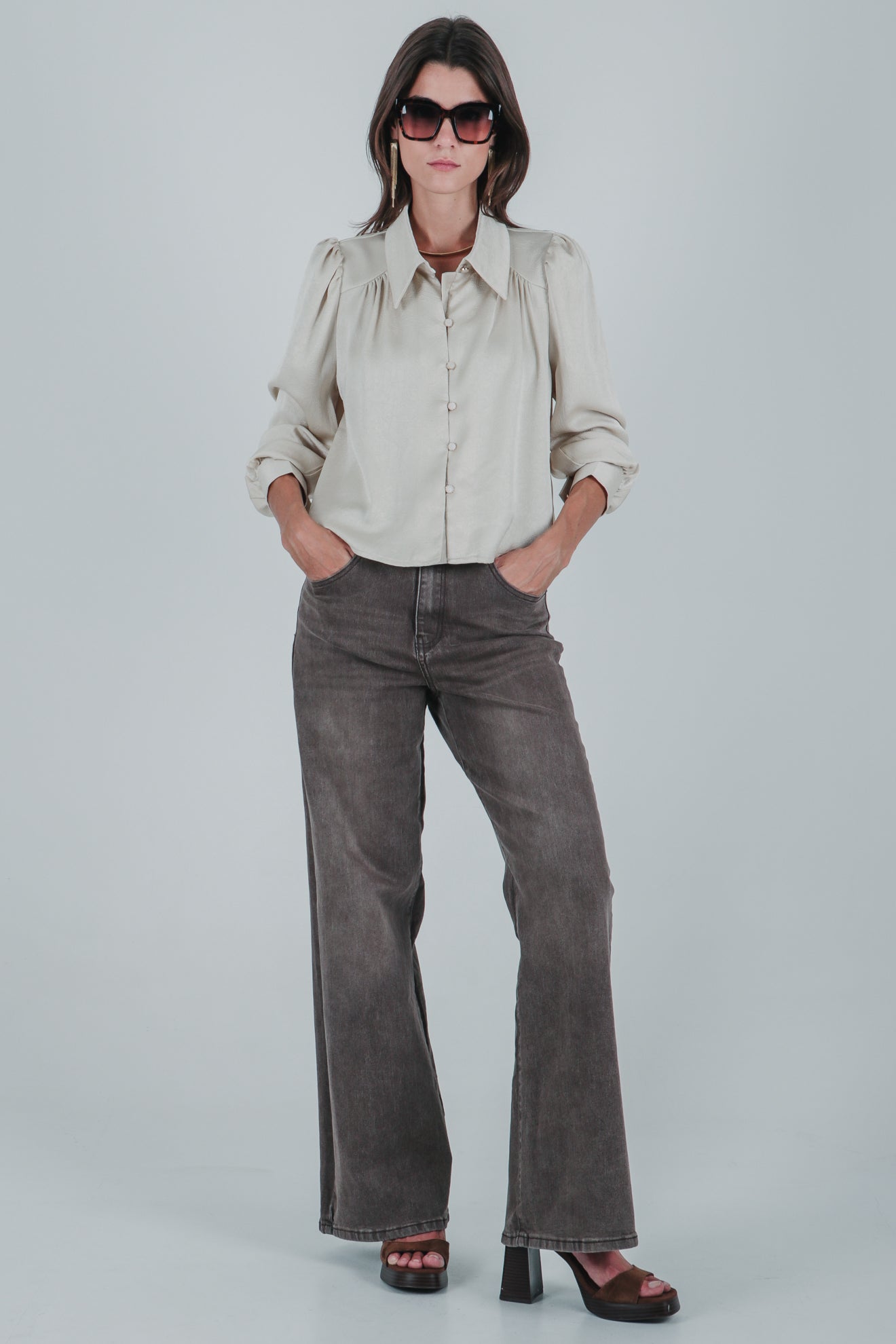 Πουκάμισο με τσαλακωμένη όψη