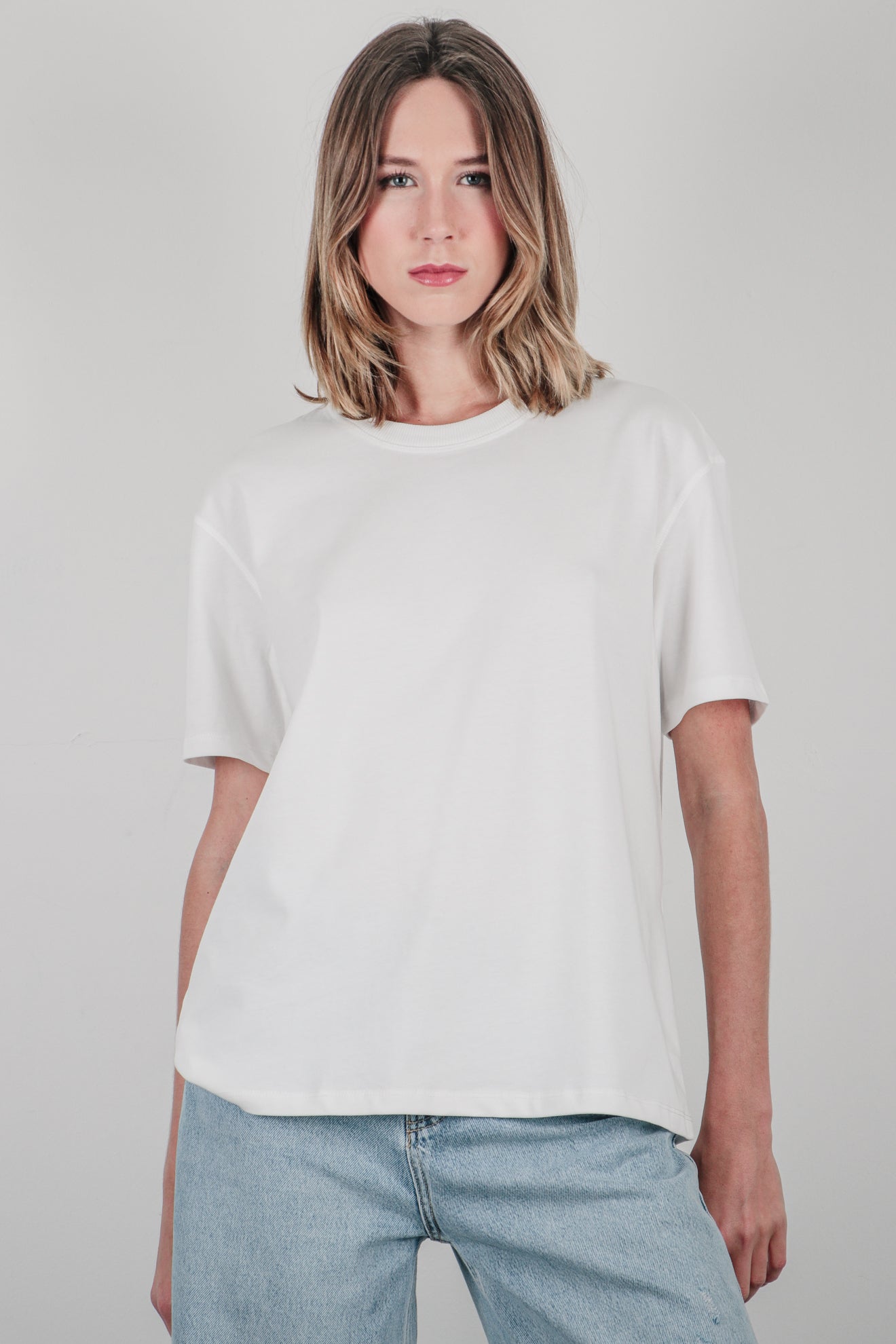 Βαμβακερή μπλούζα basic