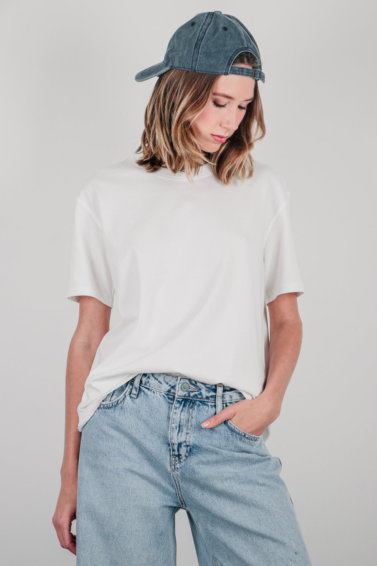 Βαμβακερή μπλούζα basic