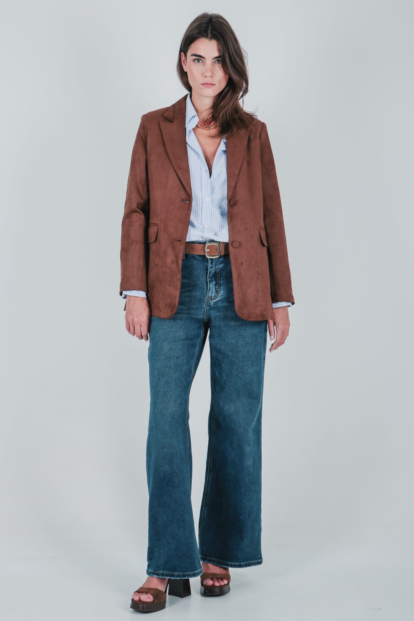 Μπλέιζερ με όψη καστόρ