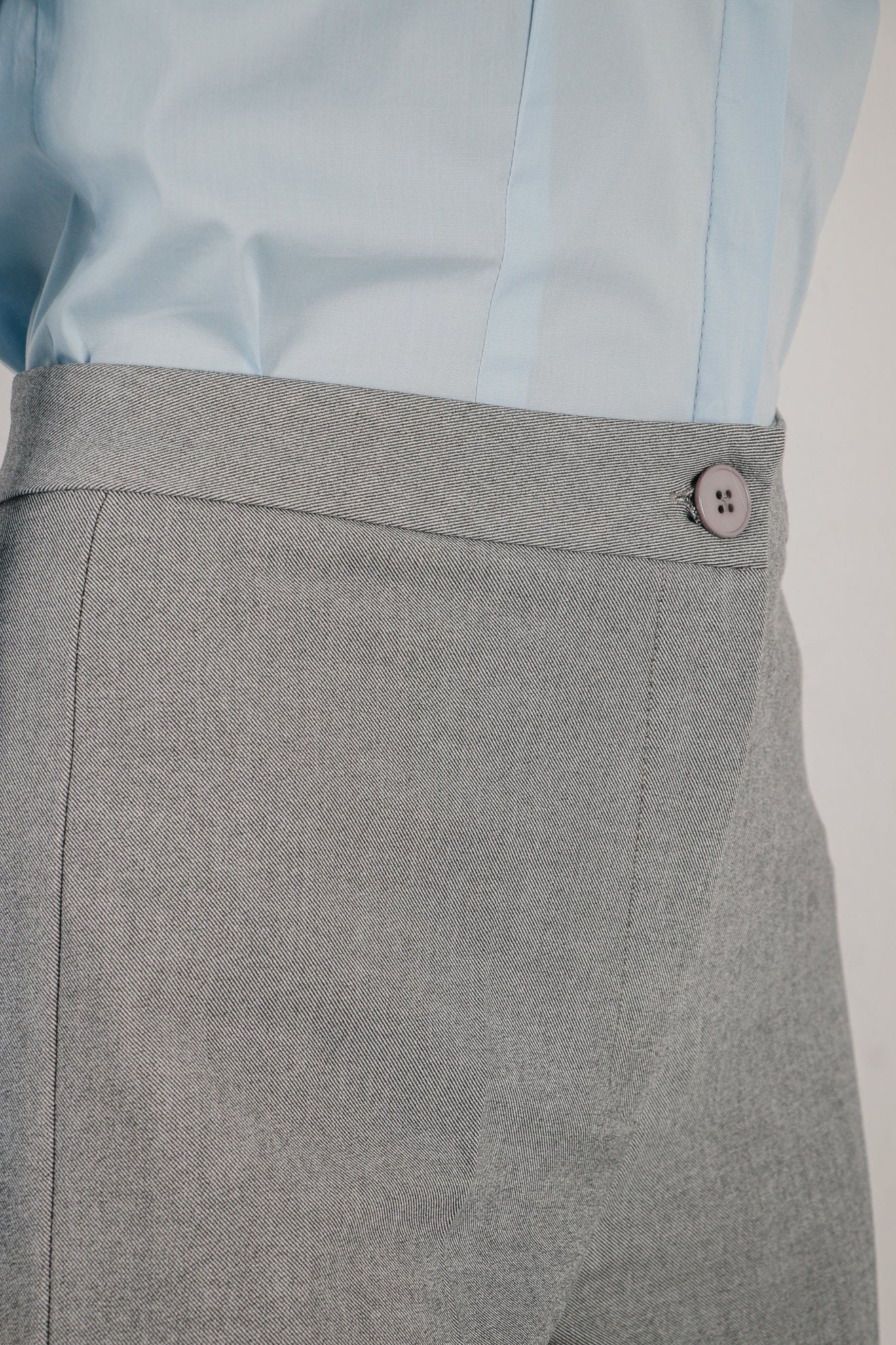 Φαρδύ παντελόνι με σχέδιο ύφανσης