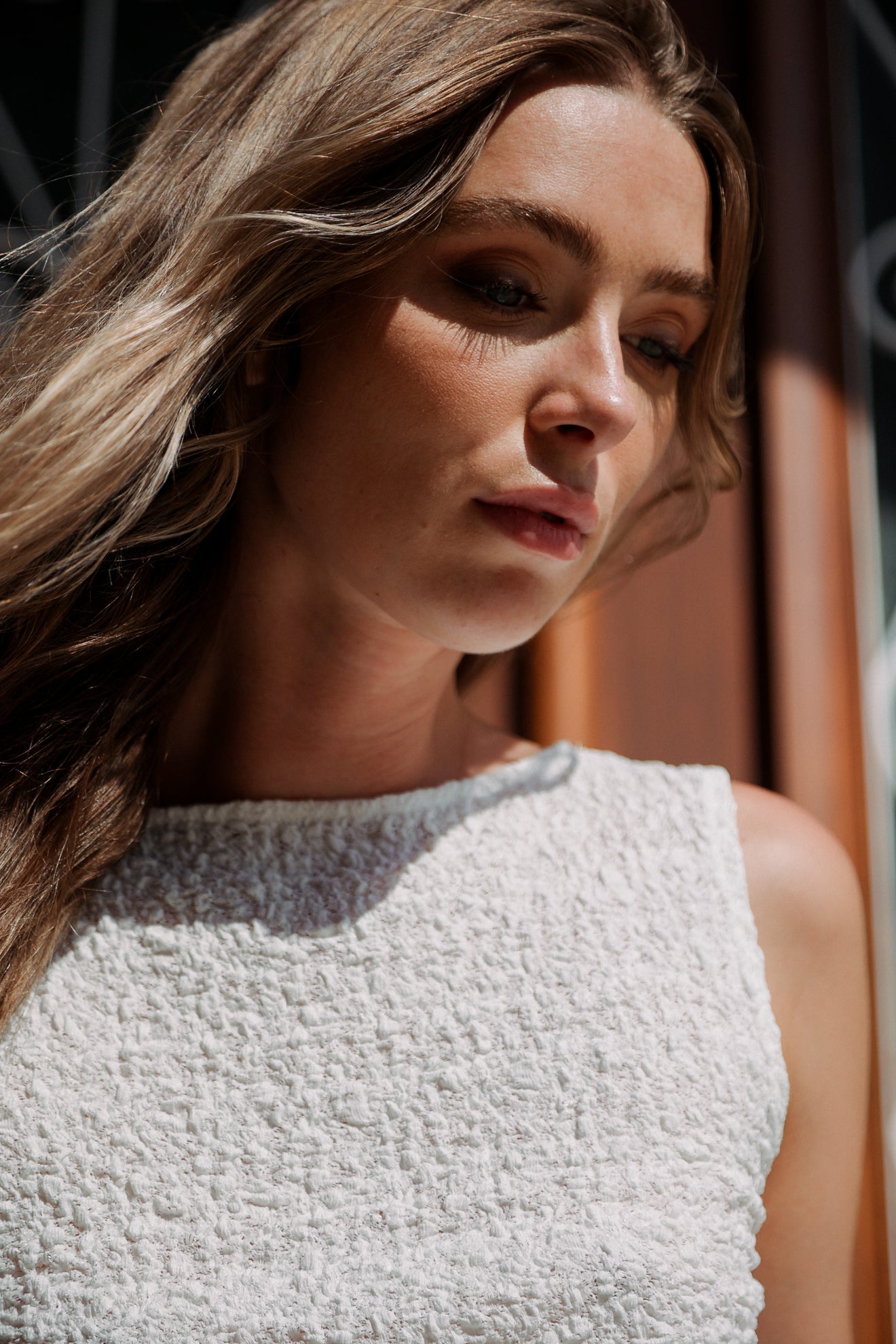 Τοπ με ύφασμα τύπου δαντέλας