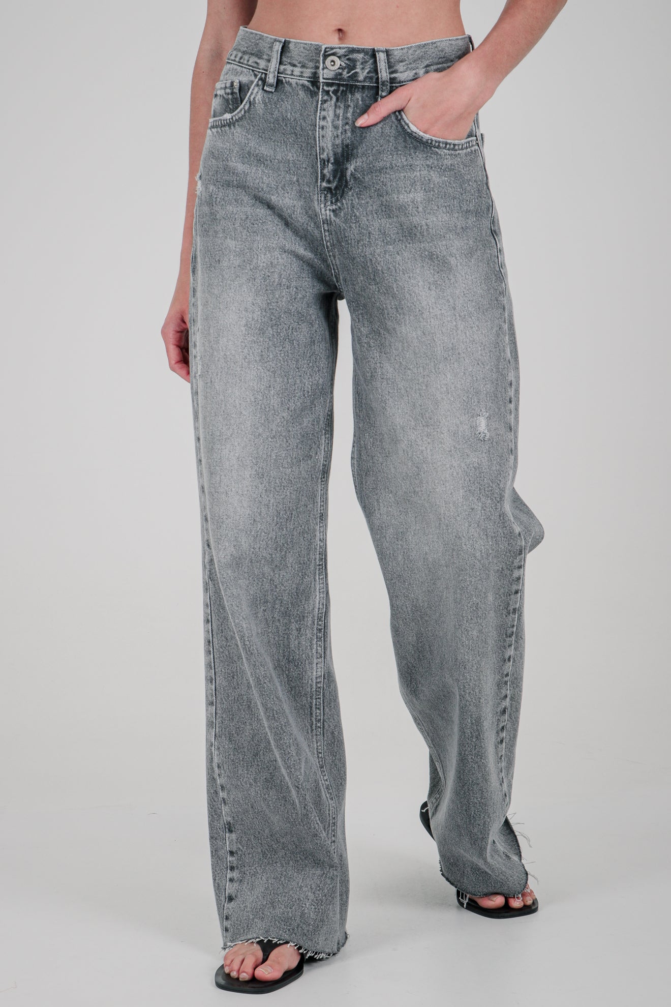 Τζιν straight ψηλόμεσο full length