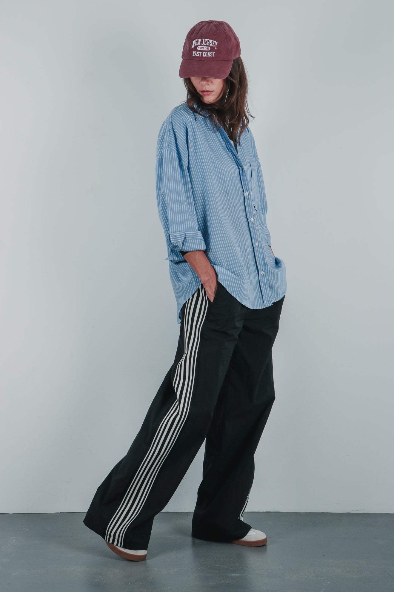 Ριγέ πουκάμισο με τσέπη