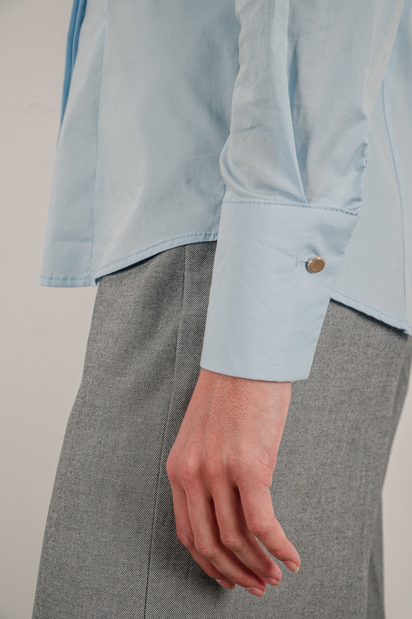 Μεσάτο πουκάμισο από ποπλίνα