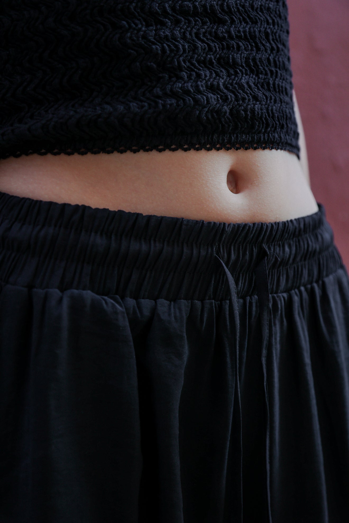 Ριχτό φαρδύ παντελόνι