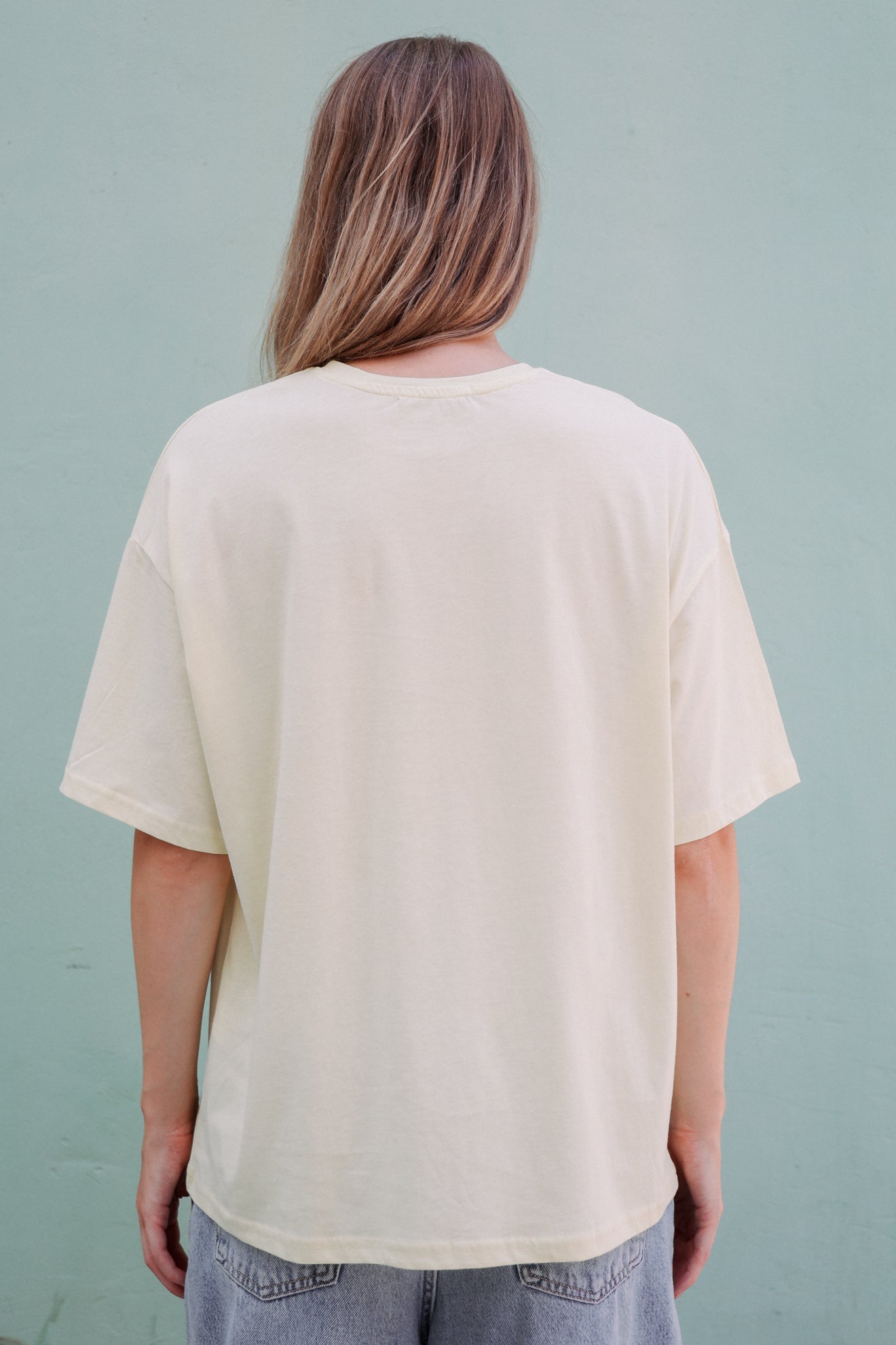 Βαμβακερή μπλούζα με κοντό μανίκι