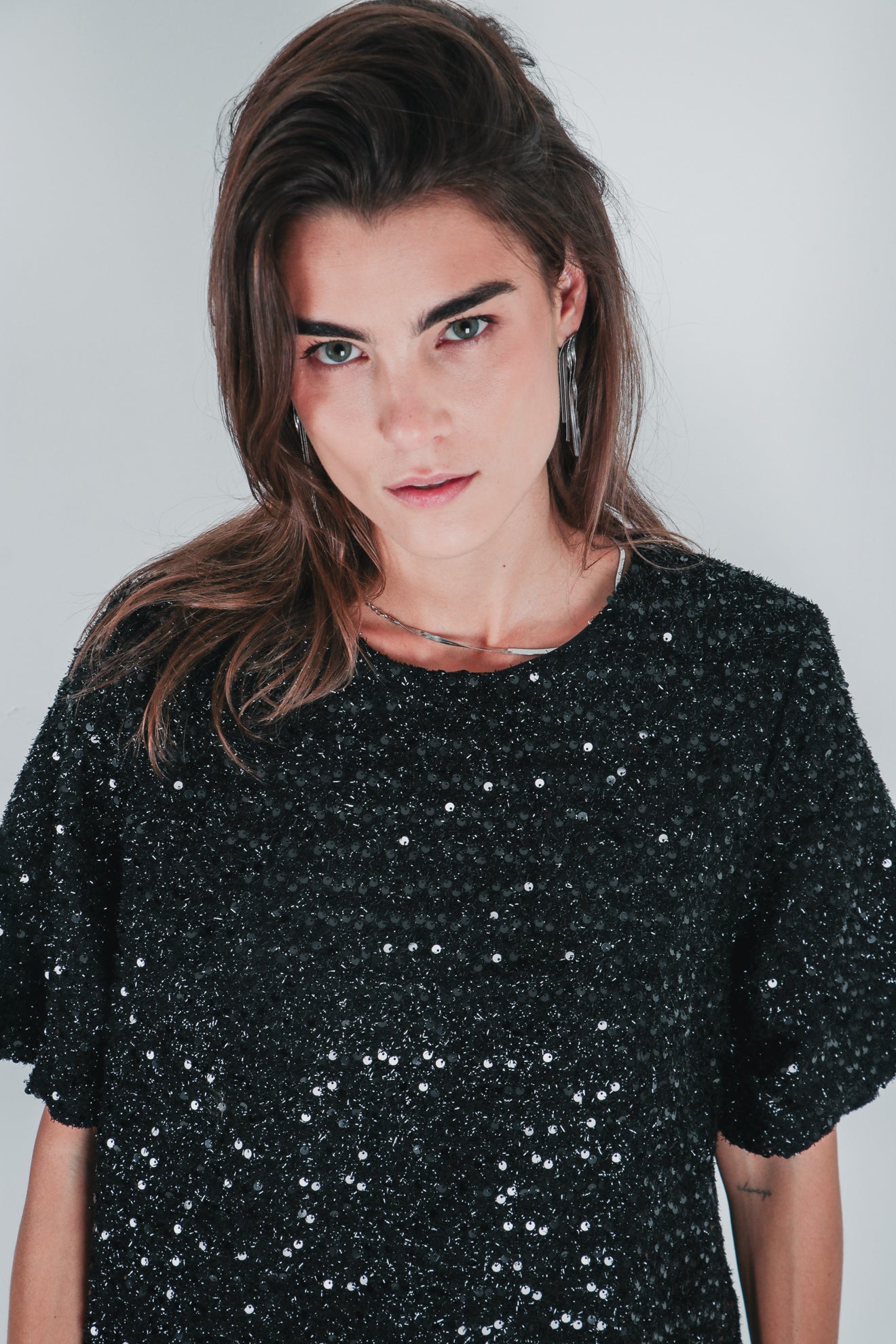 Κοντό φόρεμα με πούλιες