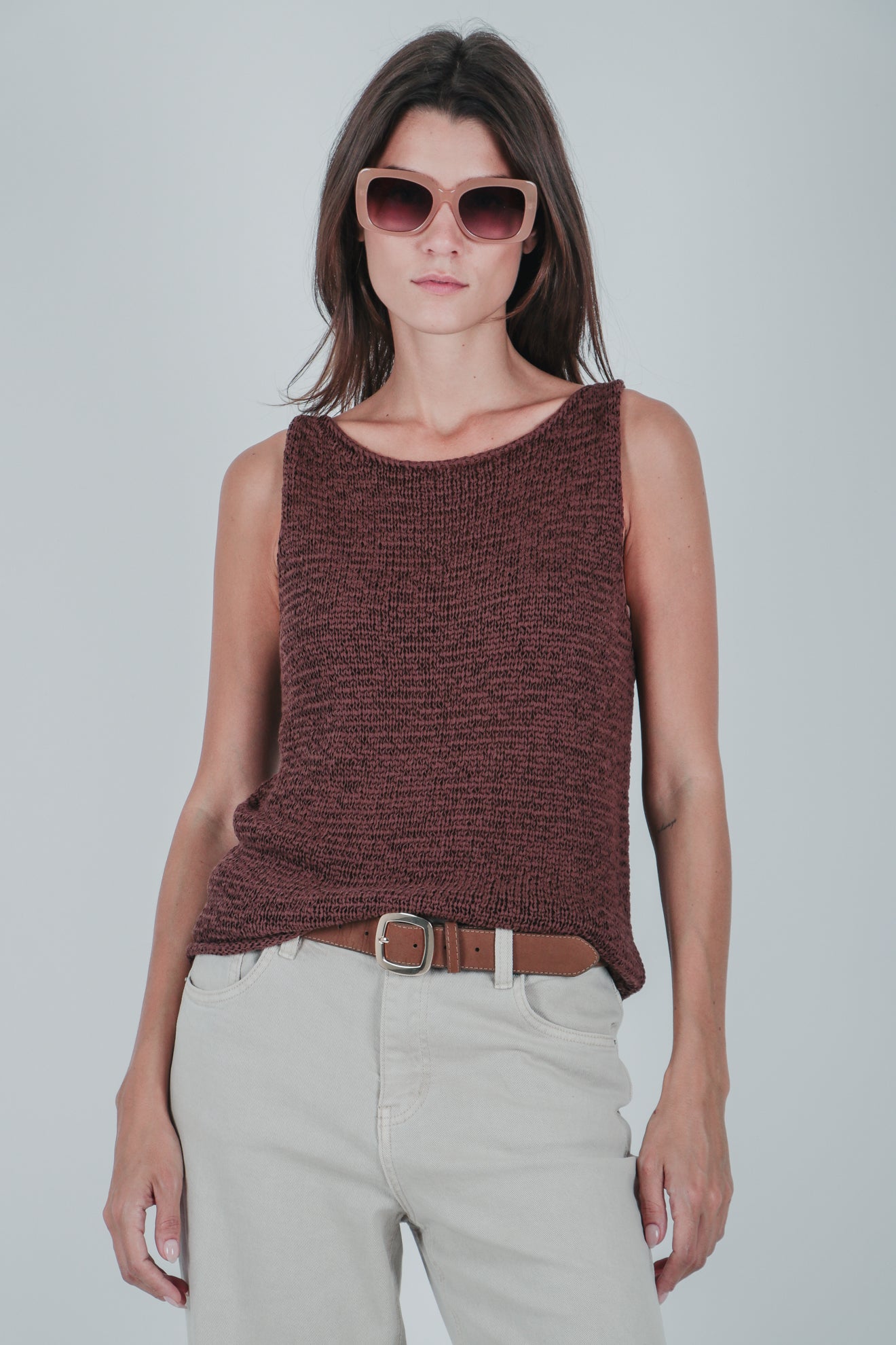 Αμάνικο πλεκτό