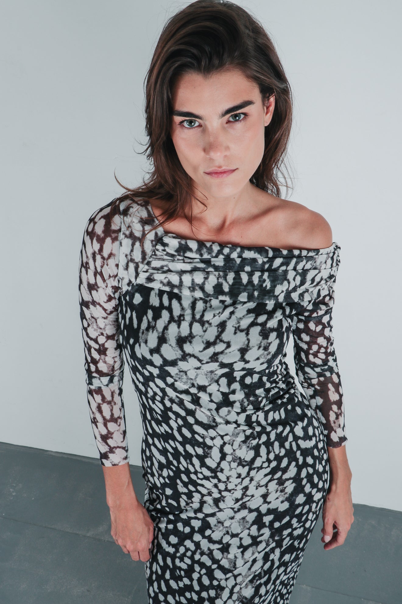 Μίντι φόρεμα από τούλι