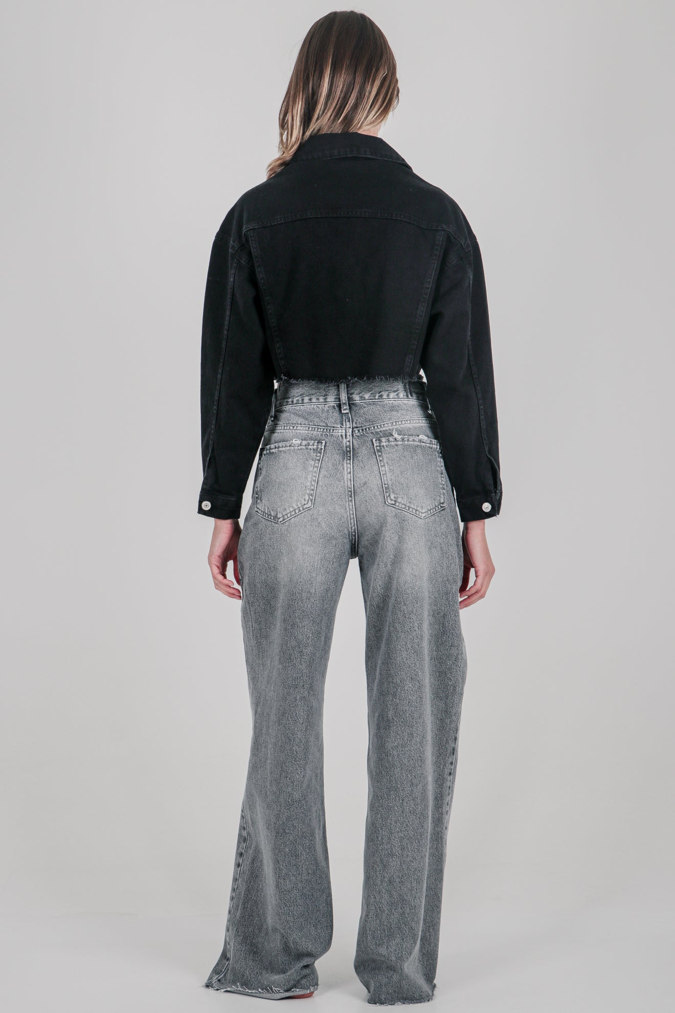 Μπουφάν ντένιμ cropped