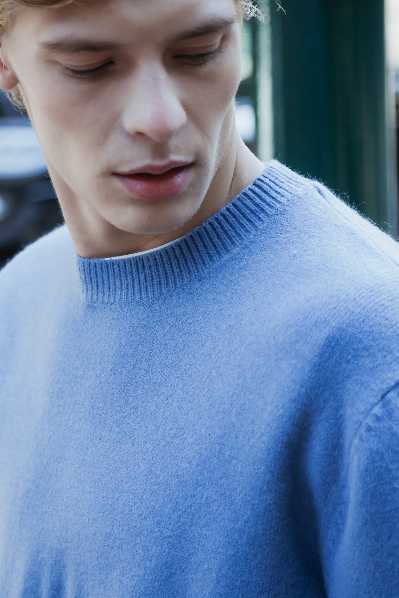 Πλεκτή μπλούζα απαλής υφής