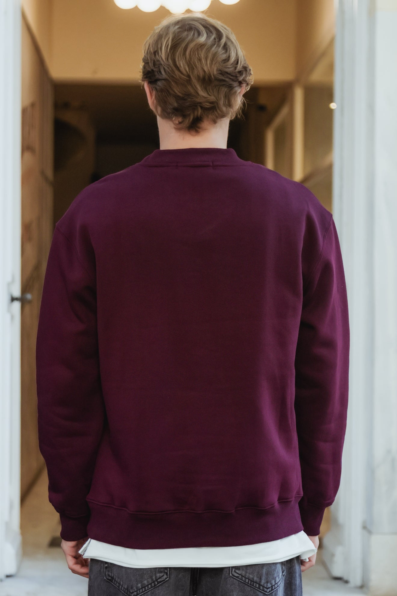 Βαμβακερό φούτερ crewneck