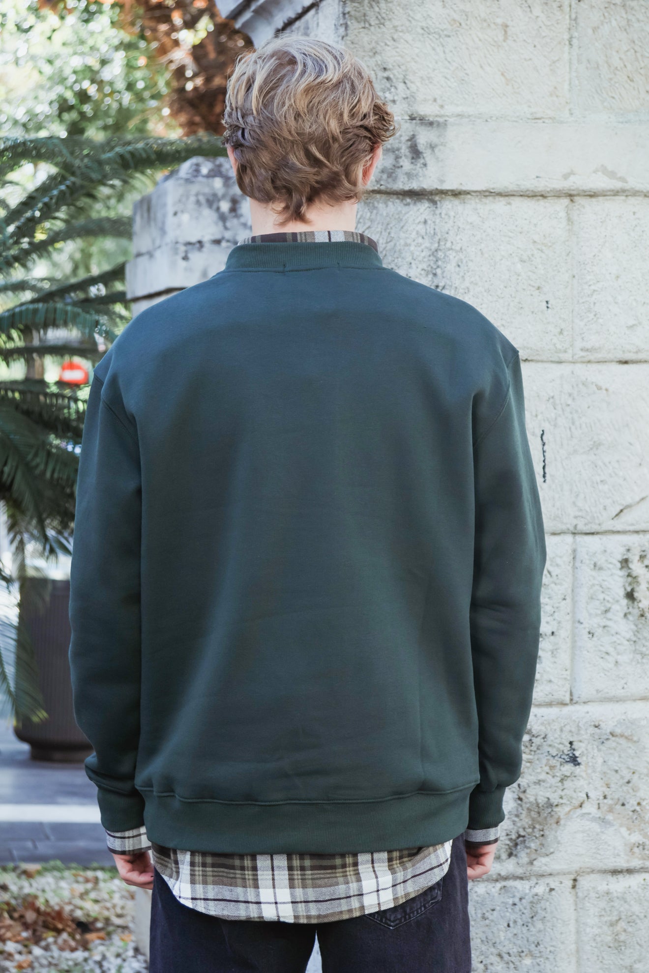 Βαμβακερό φούτερ crewneck