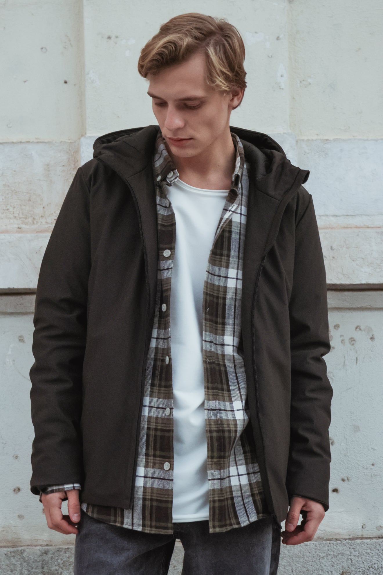 Μπουφάν από ύφασμα ανθεκτικό στο νερό