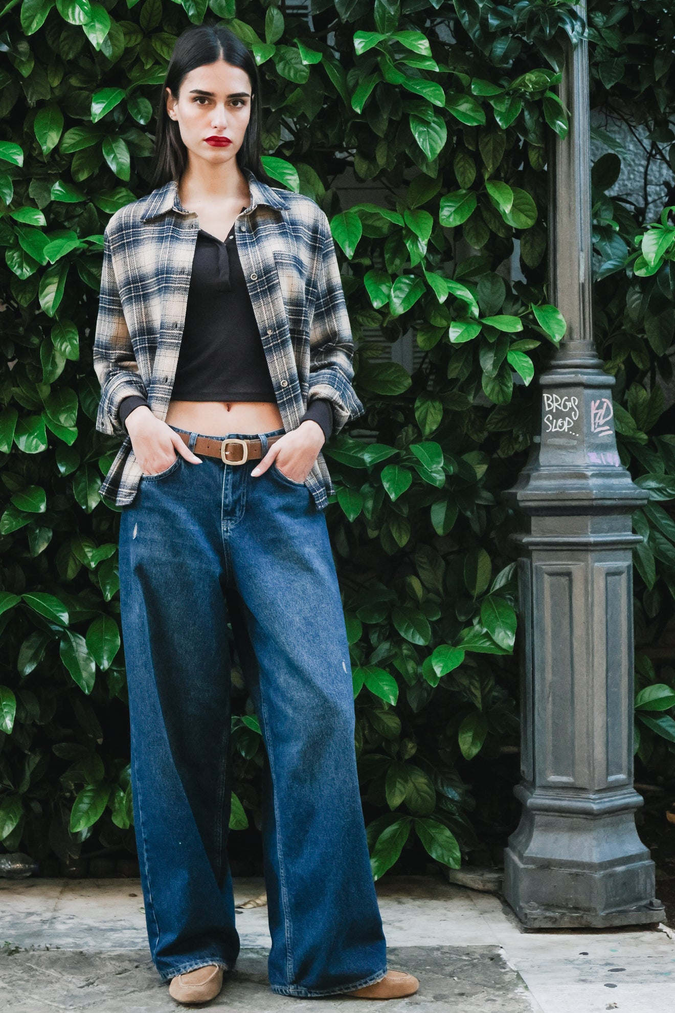 Καρό πουκάμισο oversized