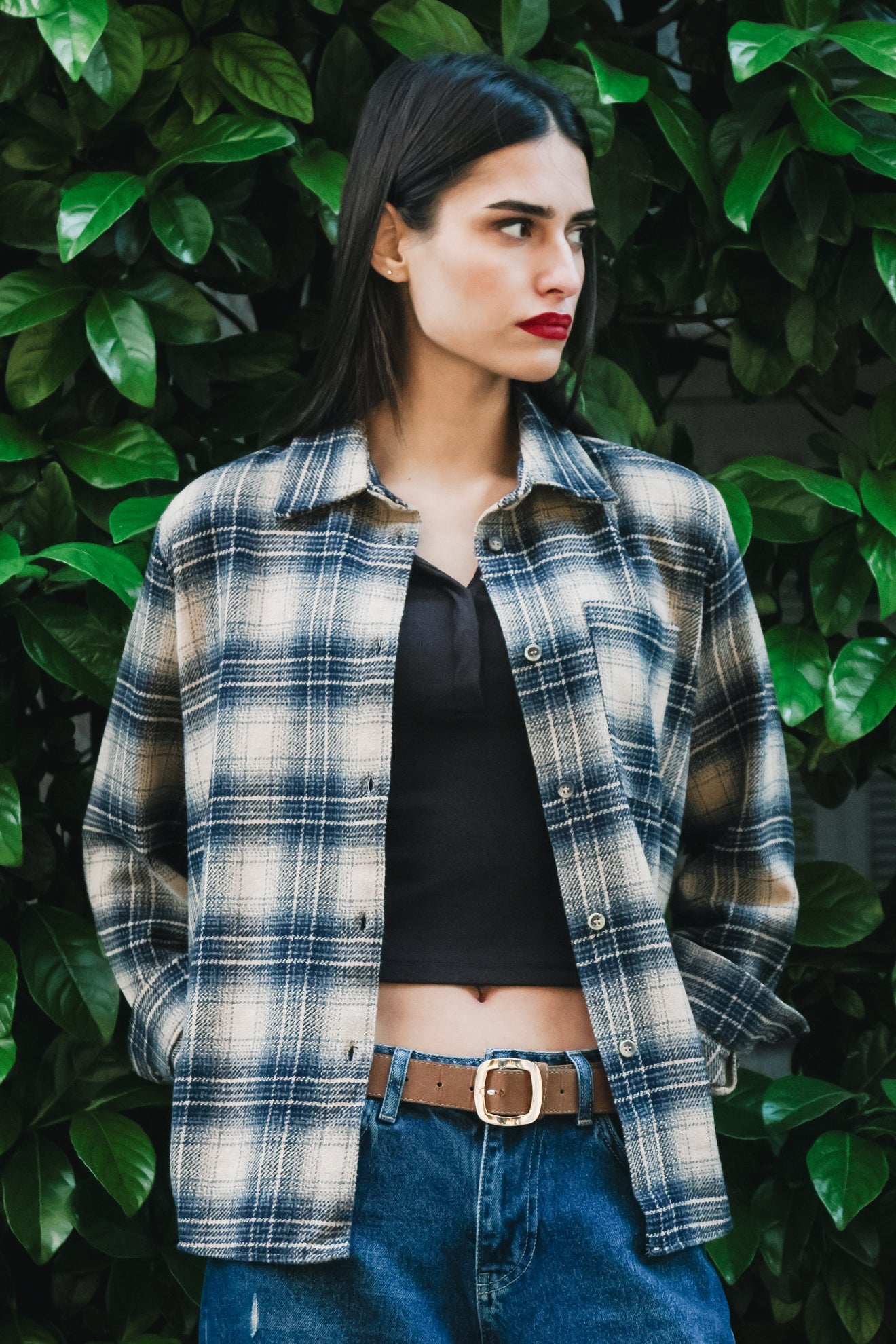 Καρό πουκάμισο oversized