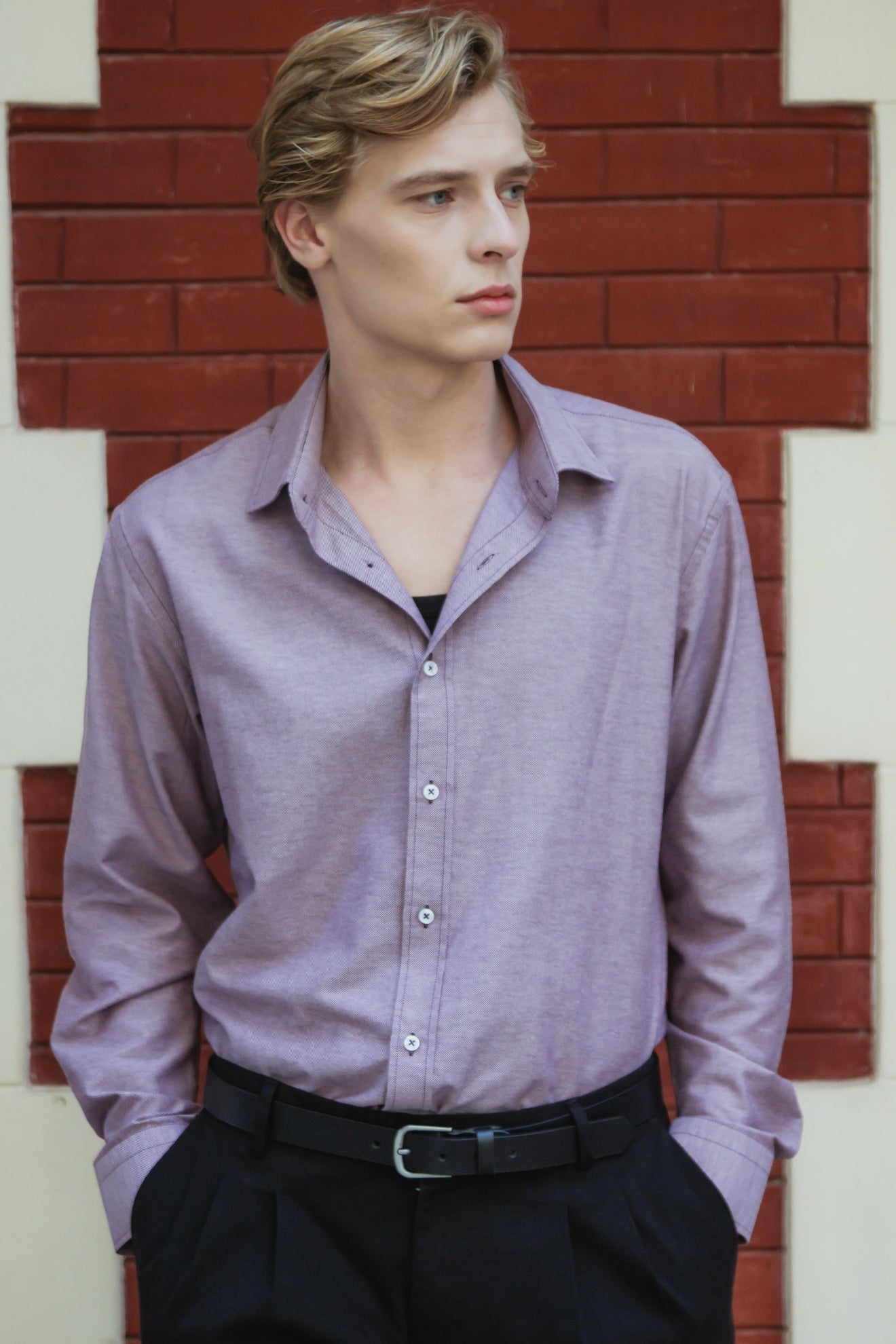 Πουκάμισο με σχέδιο ύφανσης