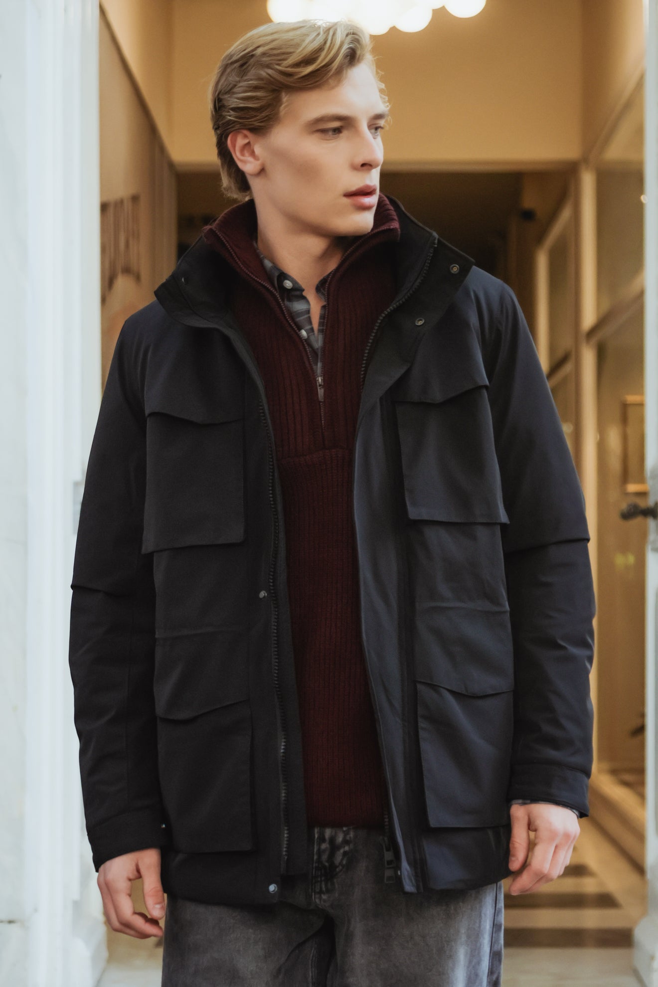 Παρκά από ύφασμα ανθεκτικό στο νερό