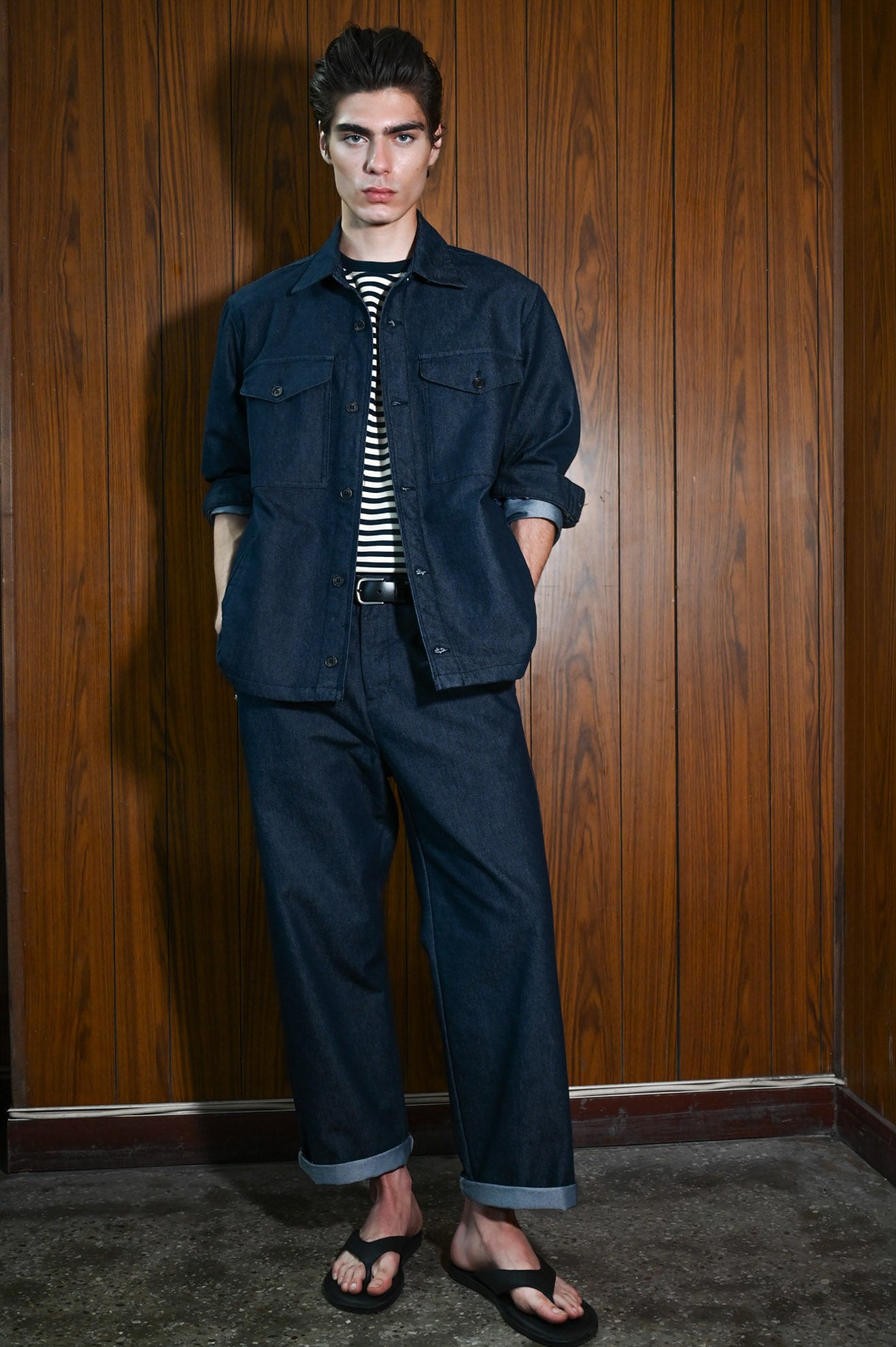 Denim overshirt