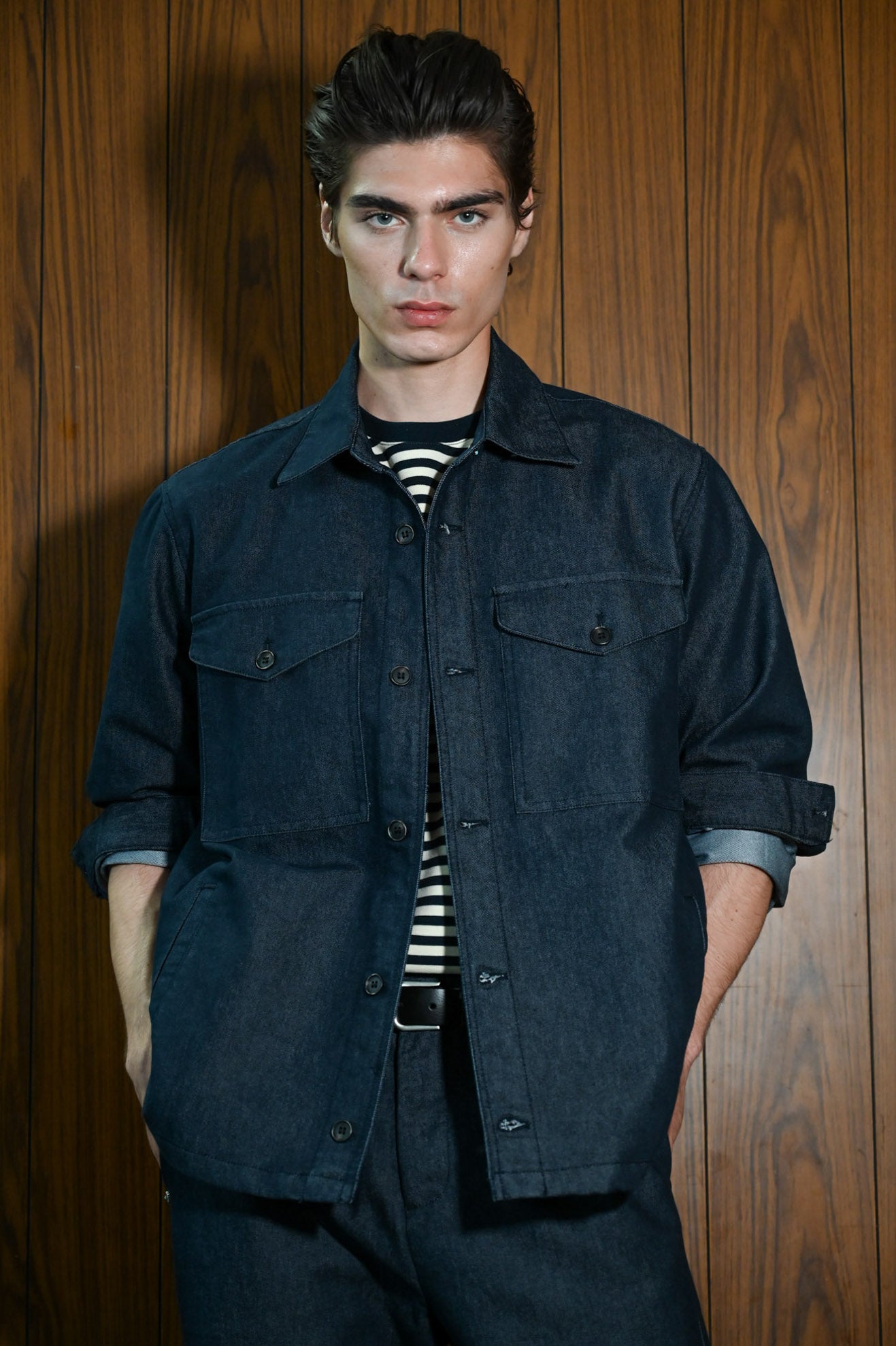 Denim overshirt