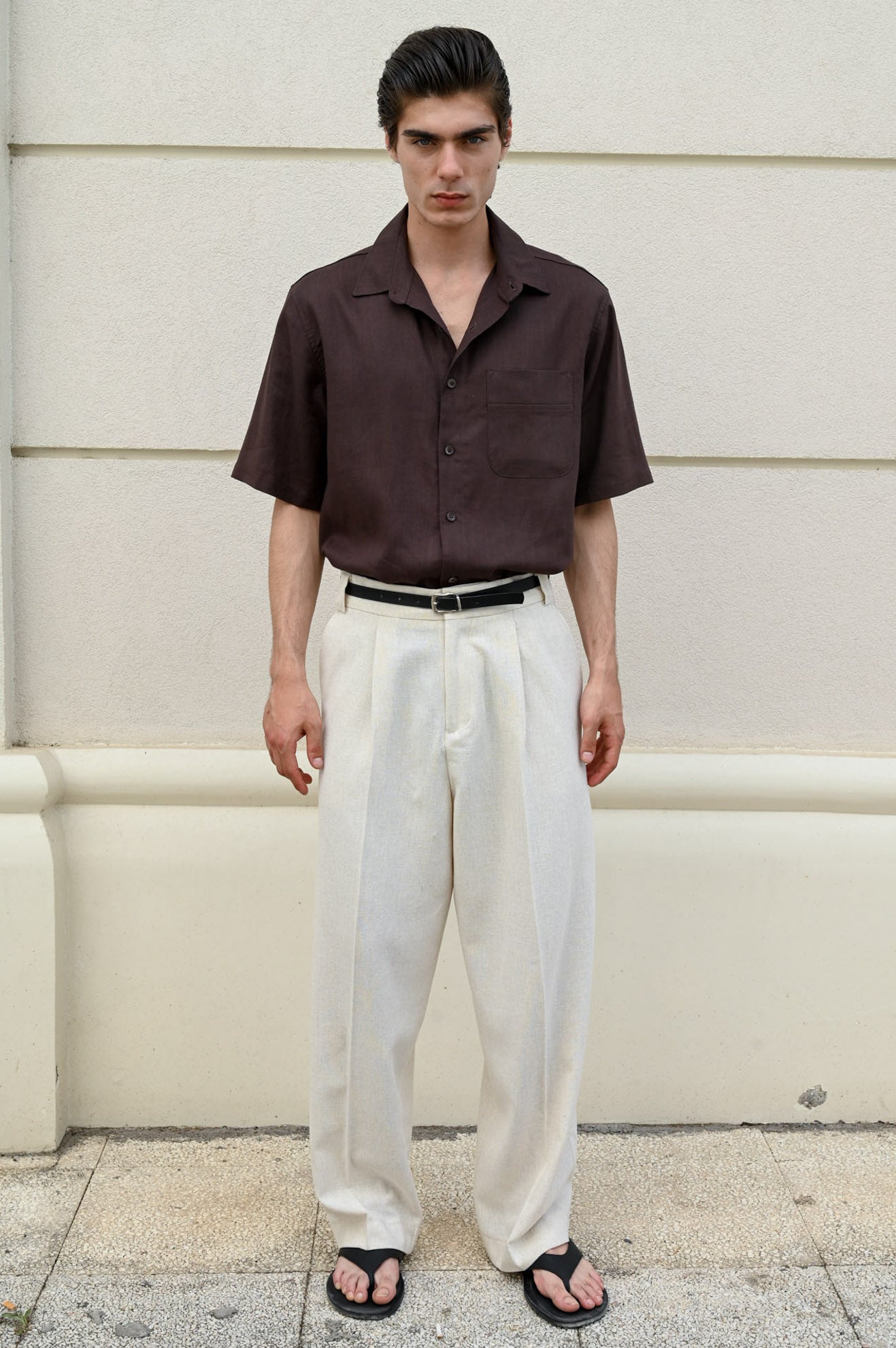 Πουκάμισο oversized 100% λινό