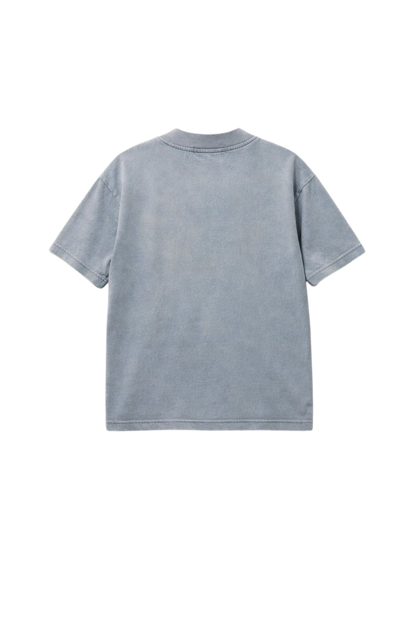 Βαμβακερή μπλούζα με ξέβαμμα