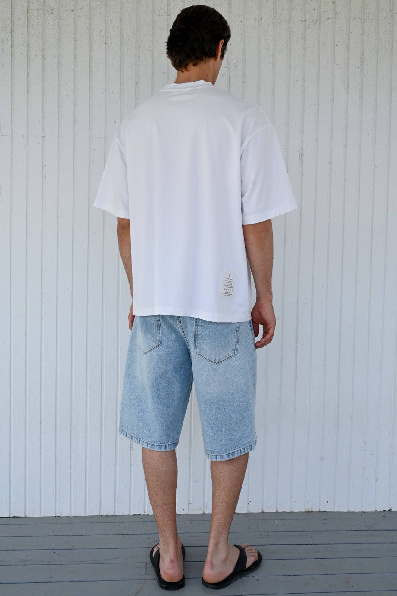 Βαμβακερή μπλούζα oversized