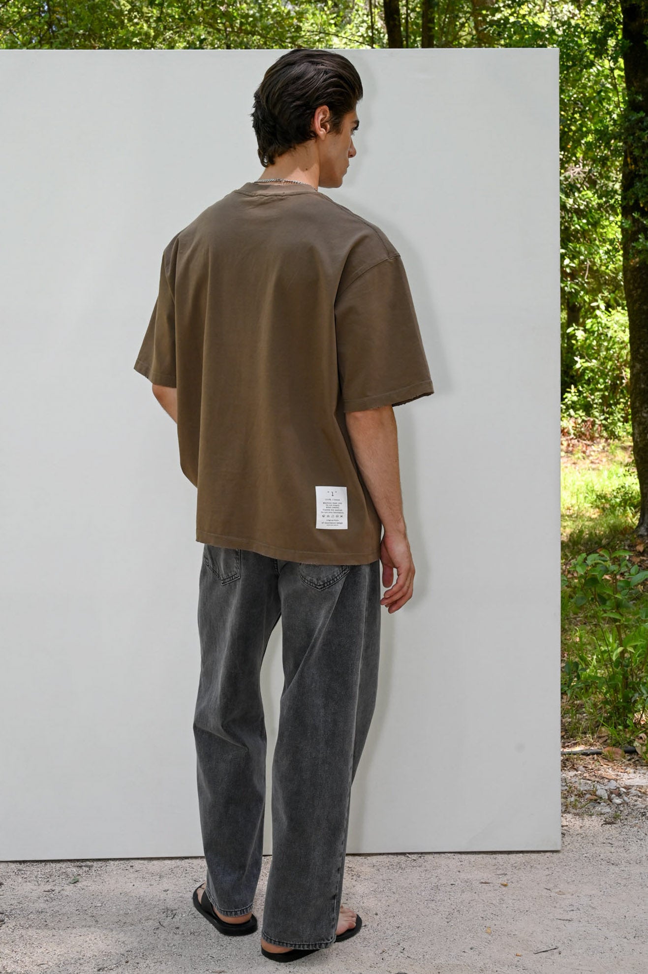 Βαμβακερή μπλούζα oversized