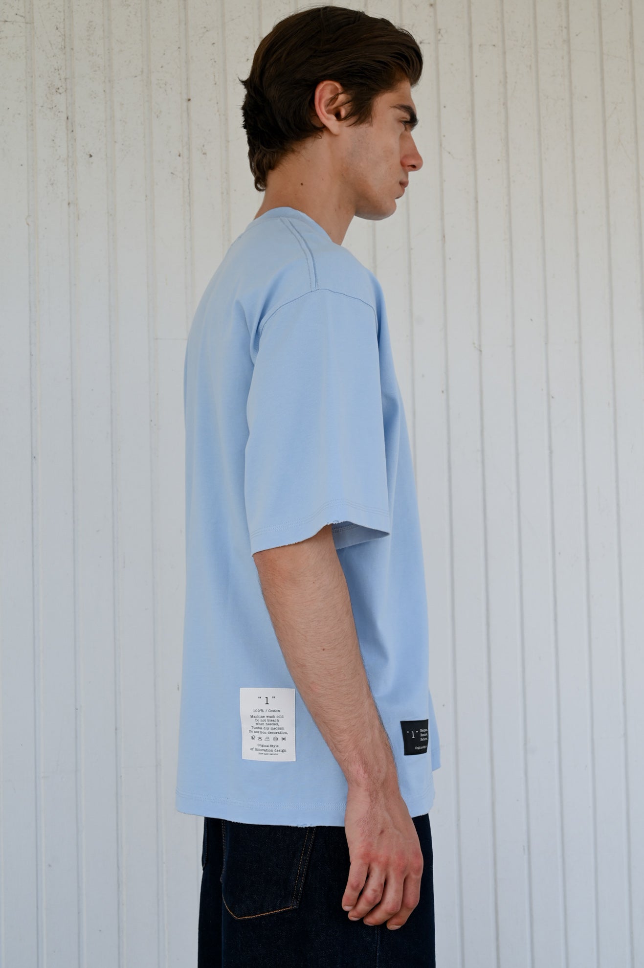 Βαμβακερή μπλούζα oversized