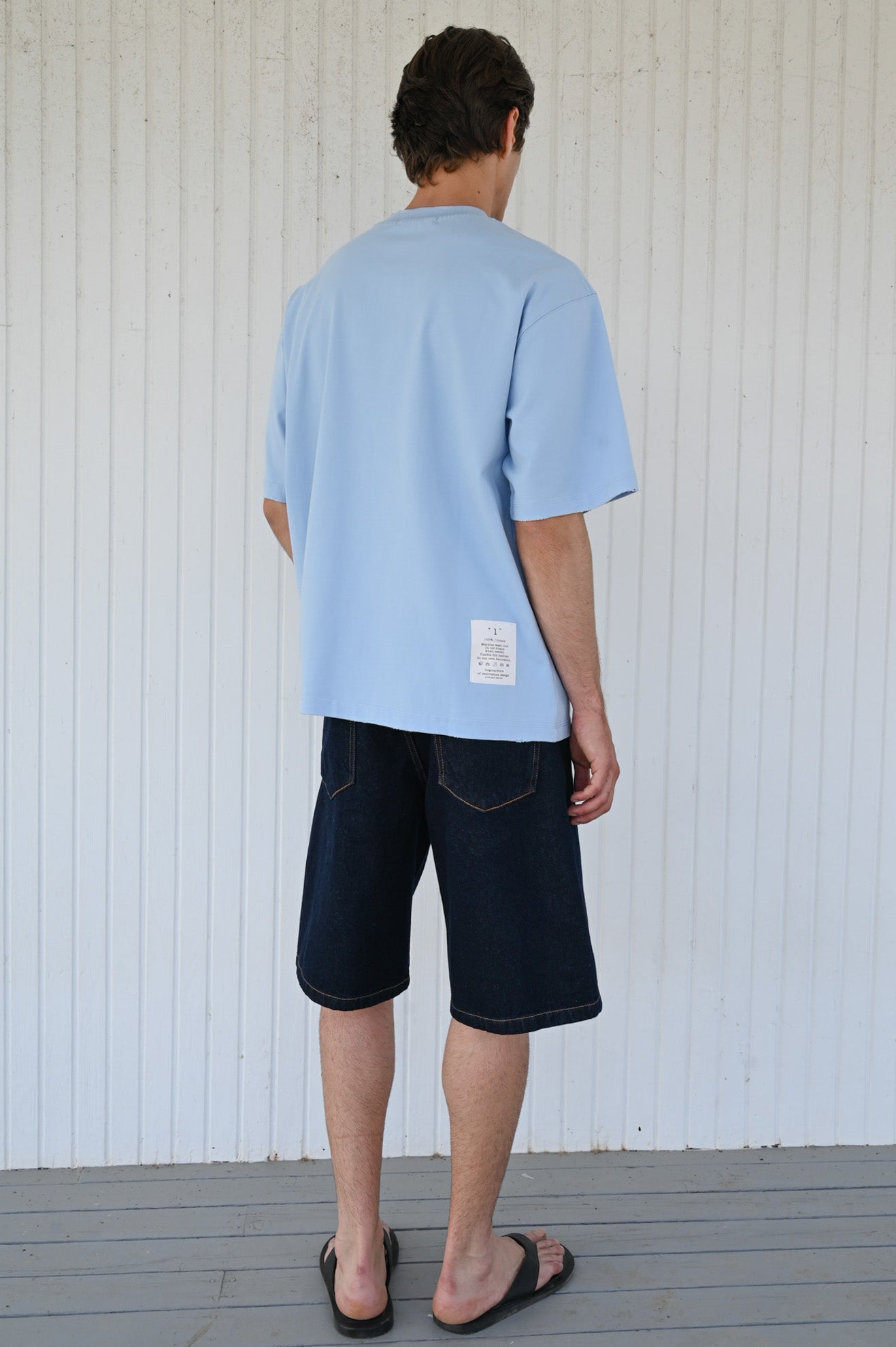 Βαμβακερή μπλούζα oversized